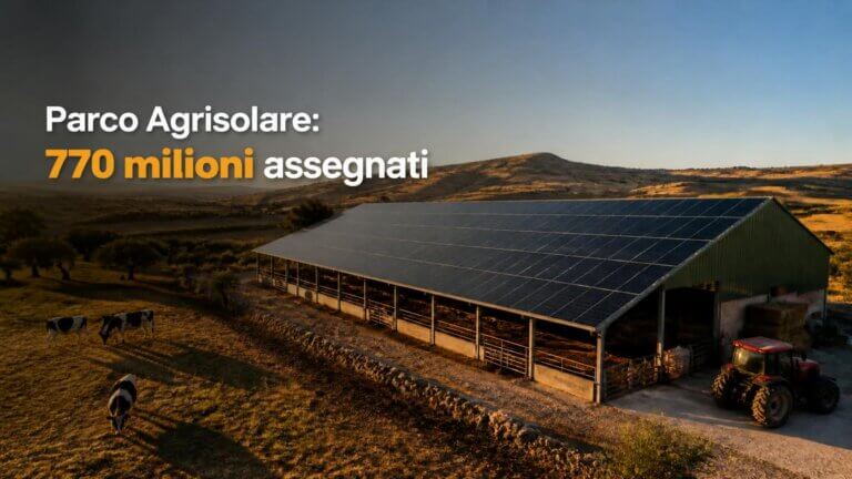 Parco Agrisolare, pubblicato l’elenco dei beneficiari: 770 milioni per il fotovoltaico agricolo. Cosa fare adesso