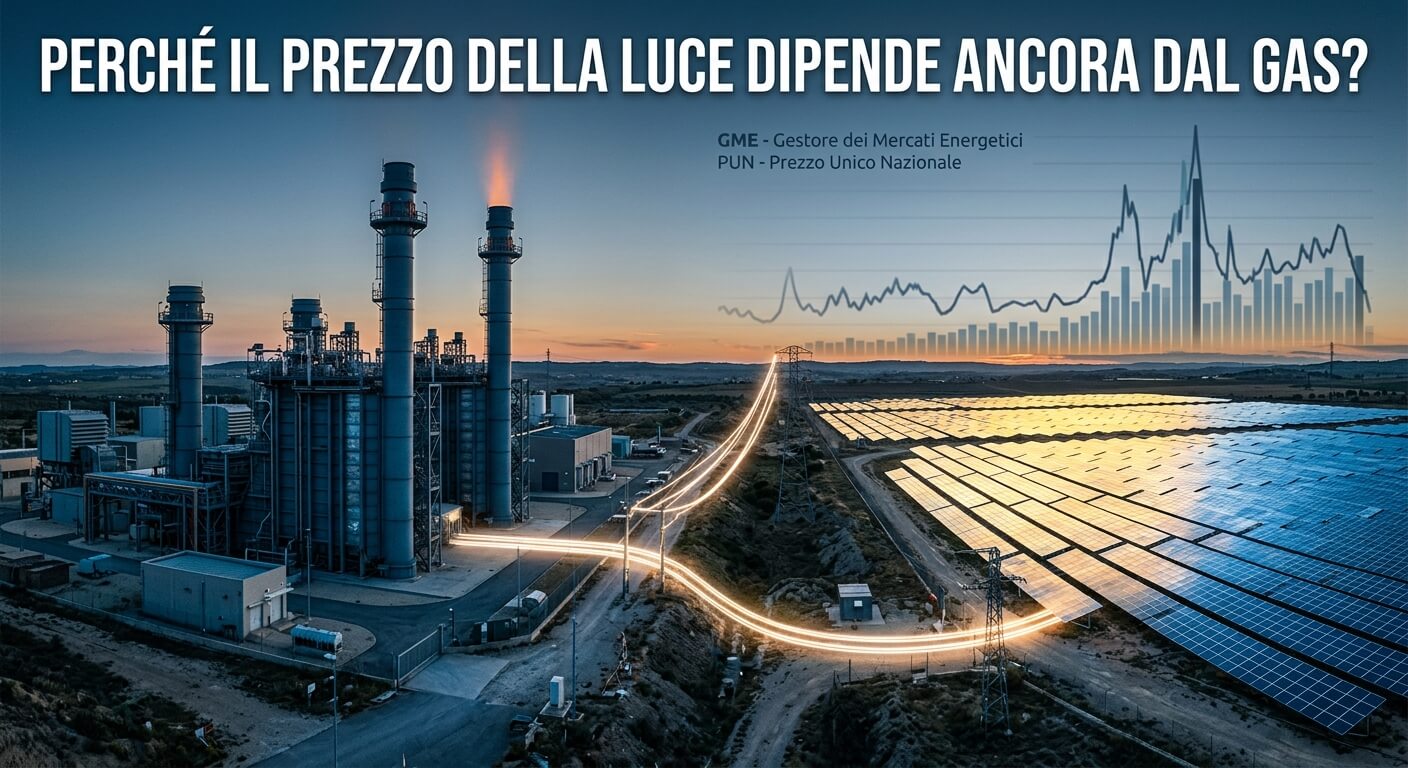 Perché il prezzo della luce dipende ancora dal gas